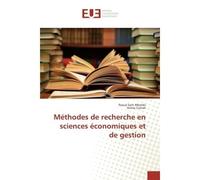 Méthodes de recherche en sciences économiques et de gestion - Pascal Sem Mbimbi - Universitaires Europeennes - broché - Essai