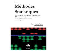 Méthodes de statistiques applicables aux petits échantillons - Pierre-Charles Pupion - Hermann - broché - Etude