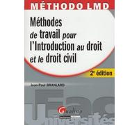 Méthodes de travail pour l'introduction au droit et le droit civil