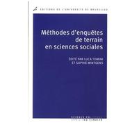 Méthodes D'enquêtes De Terrain En Sciences Sociales