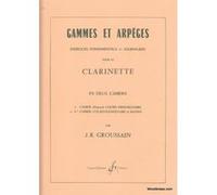 Méthodes et pédagogie BILLAUDOT GROUSSAIN - GAMMES ET ARPEGES POUR LA CLARINETTE VOL.2 Violon