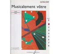 Méthodes et pédagogie BILLAUDOT JOLLET JEAN-CLEMENT - MUSICALEMENT VOTRE VOL.1 - ACCOMPAGNEMENTS PROFESSEUR Formation musicale - solfège