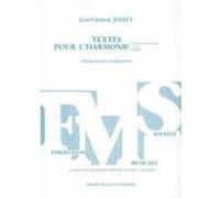 Méthodes et pédagogie BILLAUDOT JOLLET JEAN-CLEMENT - TEXTES POUR L'HARMONIE - HARMONIE/IMPROVISATION Théorie - harmonie