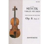 Méthodes et pédagogie BOSWORTH SEVCIK - ETUDES OP.6 PART 3 - VIOLON Violon G