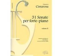 Méthodes et pédagogie CARISCH CIMAROSA DOMENICO - 31 SONATE VOL.2 - PIANO Piano G