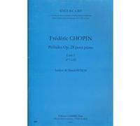 Méthodes et pédagogie COMBRE BITSCH MARCEL - ANALYSE CHOPIN PRELUDES OP.28 POUR PIANO LIVRE 1 (1 à 12) Théorie - harmonie G