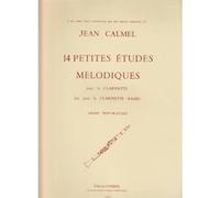 Méthodes et pédagogie COMBRE CALMEL - 14 PETITES ETUDES MELODIQUES POUR LA CLARINETTE Clarinette