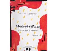 Méthodes et pédagogie COMBRE JOUBERT CLAUDE-HENRY - METHODE D'ALTO VOL.1 Alto G