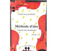 Méthodes et pédagogie COMBRE JOUBERT CLAUDE-HENRY - METHODE D'ALTO VOL.2 Alto G