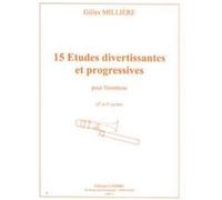 Méthodes Et Pédagogie Combre Milliere Gilles - Etudes Divertissantes Et Progressives (15) - Trombone Trombone G