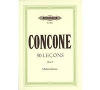 Giuseppe Concone – 50 Leçons Op. 9 – Chant – Edition Peters