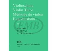 Méthodes et pédagogie EMB (Editio Musica Budapest) SANDOR / JARDANYI / SZERVANSZKY - METHODE DE VIOLON VOL.2 - VIOLON Violon G