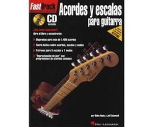 Méthodes et pédagogie HAL LEONARD FAST TRACK GUITAR CHORDS AND SCALES SPANISH EDITION + CD - GUITAR Guitare acoustique