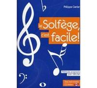 Méthodes et pédagogie ID MUSIC GANTER P.- LE SOLFEGE C'EST FACILE + CD - NOUVELLE EDITION Formation musicale - solfège G