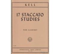 Méthodes et pédagogie IMC KELL R. - 17 STACCATO STUDIES - CLARINETTE Clarinette