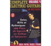 Méthodes et pédagogie JJREBILLARD REBILLARD J.J - COMPLETE ELECTRIC GUITARS VOL.4 + CD - GUITAR TAB Guitare électrique G