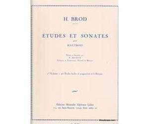 Méthodes et pédagogie LEDUC BROD HENRI - ETUDES ET SONATES VOL.1 Hautbois