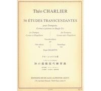 Méthodes et pédagogie LEDUC CHARLIER THEO - 36 ETUDES TRANSCENDANTES POUR TROMPETTE Trompette G