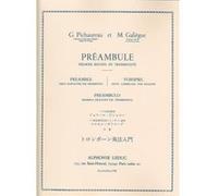 Méthodes et pédagogie LEDUC GALIEG & PICHAUREAU - PREAMBULE - TROMBONE Trombone G