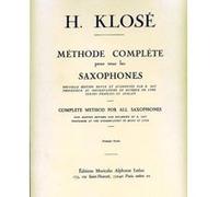 Méthodes et pédagogie LEDUC KLOSE - MÉTHODE COMPLÈTE POUR TOUS LES SAXOPHONES VOL.1 Saxophone G
