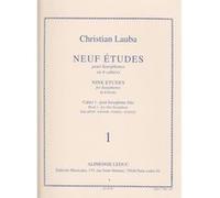 Méthodes et pédagogie LEDUC LAUBA CHRISTIAN - NEUF ETUDES POUR SAXOPHONE - CAHIER 1 Saxophone