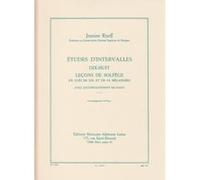 Méthodes et pédagogie LEDUC RUEFF J. - ETUDES D INTERVALLES Formation musicale - solfège