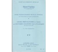 Méthodes et pédagogie LEDUC VACHEY HENRI - 40 LECTURES CHANTEES C2 (PREPARATOIRE)CLE DE SOL & FA MELANGEES - sans accompagnement Formation musicale - solfège