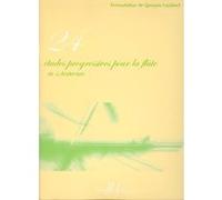 Méthodes et pédagogie LEMOINE ANDERSEN JOACHIM - ETUDES PROGRESSIVES (24) - FLUTE Flute