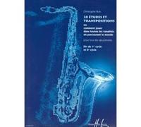 Méthodes et pédagogie LEMOINE BOIS CHRISTOPHE - 28 ETUDES ET TRANSPOSITIONS - SAXOPHONE Saxophone G