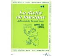 Méthodes et pédagogie LEMOINE CHEPELOV P./ MENUT B. - LA DICTEE EN MUSIQUE VOL.4 - CORRIGE Dictées musicales