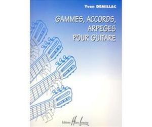 Méthodes et pédagogie LEMOINE DEMILLAC YVON - GAMMES, ACCORDS, ARPEGES - GUITARE Guitare acoustique