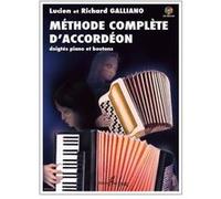 Méthodes et pédagogie LEMOINE GALLIANO RICHARD & LUCIEN - MÉTHODE COMPLÈTE D'ACCORDÉON + CD Accordéon G