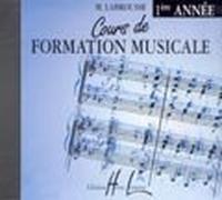 Méthodes et pédagogie LEMOINE LABROUSSE MARGUERITE - COURS DE FORMATION MUSICALE VOL.1 - CD SEUL Formation musicale - solfège