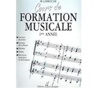 Méthodes et pédagogie LEMOINE LABROUSSE MARGUERITE - COURS DE FORMATION MUSICALE VOL.1 Formation musicale - solfège G