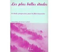 Méthodes et pédagogie LEMOINE LAMBERT GEORGES - LES PLUS BELLES ETUDES - 24 ETUDES PROGRESSIVES - FLUTE Flute