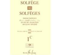 Méthodes et pédagogie LEMOINE LAVIGNAC ALBERT - SOLFÈGE DES SOLFÈGES VOL.1C FA SANS ACCOMPAGNEMENT Formation musicale - solfège