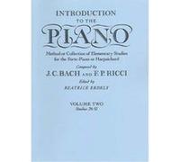 Méthodes et pédagogie NOVELLO BACH J.S./RICCI F.P. - INTRODUCTION TO THE PIANO VOL 2, STUDIES 26-52 Piano