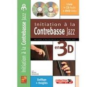 Méthodes et pédagogie PLAY MUSIC PUBLISHING BEAUJEAN MICHEL - INITIATION A LA CONTREBASSE JAZZ EN 3D CD + DVD Contrebasse