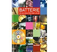 Méthodes et pédagogie PLAY MUSIC PUBLISHING MAUGAIN M. - BATTERIE EN 30 MINUTES PAR JOUR + CD - BATTERIE Batterie