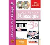 Méthodes et pédagogie PLAY MUSIC PUBLISHING MINVIELLE-SEBASTIA - INITIATION AU PIANO CLASSIQUE EN 3D CD + DVD Piano G