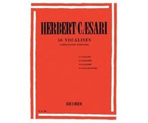 Méthodes et pédagogie RICORDI HERBERT-CAESARI E. - 50 VOCALISES - CHANT Chant