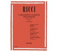 Méthodes et pédagogie RICORDI RICCI L. - VARIAZIONI - CADENZE TRADIZIONI PER CANTO Chant G