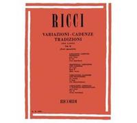Méthodes et pédagogie RICORDI RICCI L. - VARIAZIONI-CADENZE TRADIZIONI PER CANTO VOL 2 - CHANT Chant G