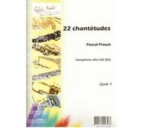 Méthodes et pédagogie ROBERT MARTIN PROUST P. - 22 CHANTETUDES FOR SAXOPHONE Saxophone