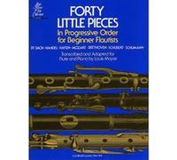 Méthodes et pédagogie SCHIRMER MOYSE LOUIS - 40 LITTLE PIECES IN PROGRESSIVE ORDER FOR BEGINNER FLUTISTS Flute