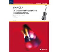Méthodes et pédagogie SCHOTT DANCLA CHARLES - 36 MELODIOUS AND EASY STUDIES OP. 84 - VIOLA Alto G