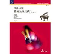 Méthodes et pédagogie SCHOTT HELLER S.- 25 MELODIC STUDIES OP.45- PIANO Piano