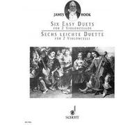 Méthodes et pédagogie SCHOTT HOOKS JAMES - SIX EASY DUETS OP. 58 - 2 CELLOS Violoncelle G