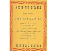 Méthodes et pédagogie UNIVERSAL EDITION AGUADO COMPLETE STUDIES VOL.2 Guitare acoustique