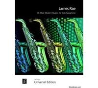 Méthodes et pédagogie UNIVERSAL EDITION RAE JAMES - 36 MORE MODERN STUDIES FOR SOLO SAXOPHONE Saxophone
